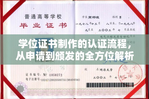 芗城学位证书制作的认证流程，从申请到颁发的全方位解析